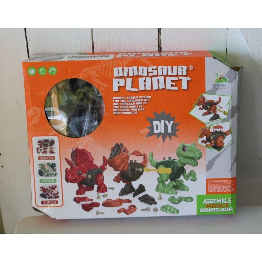 Dinosaur Planet DIY Assemble Creative Building Set Toys 3+
